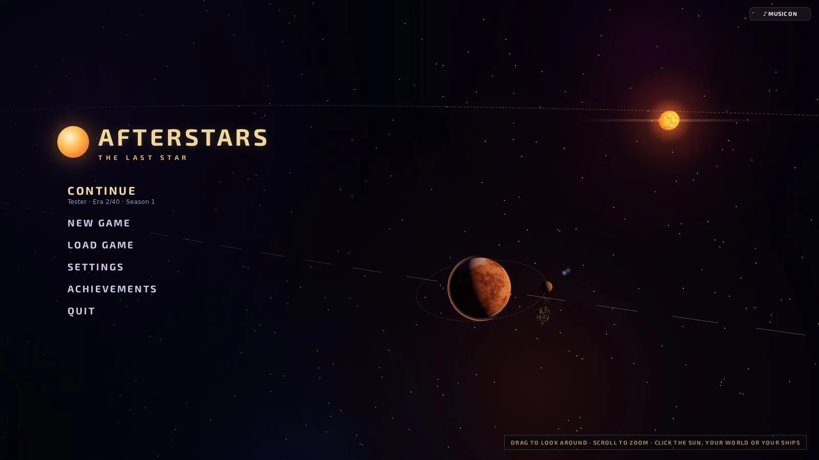 Afterstars — The Last Star: the dying sun, your world and its moon